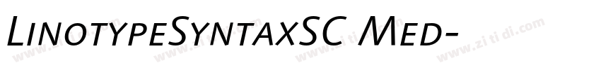 LinotypeSyntaxSC Med字体转换